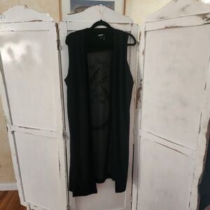 Fabulous  black DKNY duster/ kimono